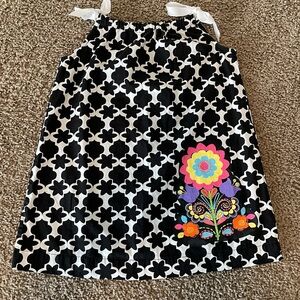 Hanna Andersson girls toddler pillowcase sundress 4 summer casual boho floral‎